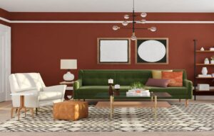 A colorful living room to fill up with good humor